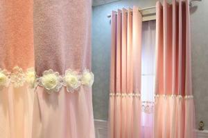 温馨韩式粉色蕾丝窗帘客厅卧室女孩公主房间少女结婚婚房遮光定制