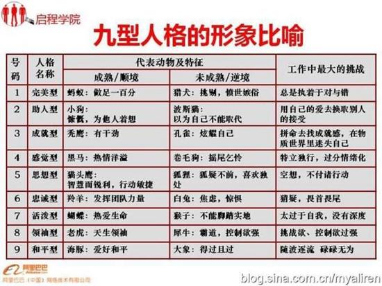 实干者,浪漫主义者,观察者,怀疑论者,享乐主义者,领导者和调停者