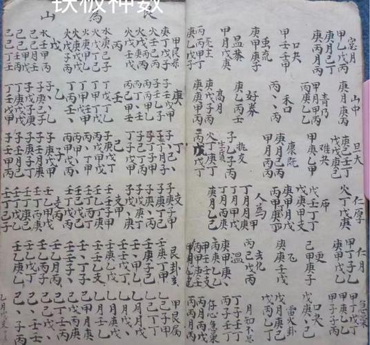 《铁板神数》古代算命命理玄学算命书.内容珍贵 书法不错,字体清晰