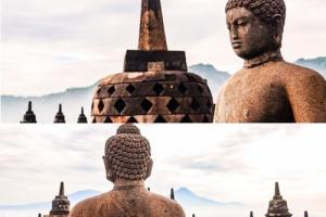 印尼旅行|婆罗浮屠|婆罗浮屠|印尼|佛塔|佛教