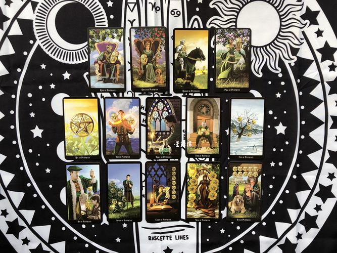 女巫塔罗占卜牌 英文卡牌 witches tarot 配牌袋 野性未知 英文电子