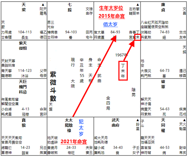 正语谈星2023年辛丑紫微斗数值太岁与犯太岁十二流神系统