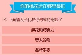 中文名 测你桃花运在哪 游戏类型 测试 游戏平台 pc 目录 1游戏介绍