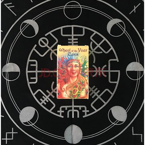 wheel of the year tarot 年轮塔罗牌国内定制英文卡牌配牌袋 年轮