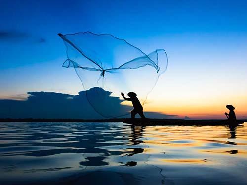 梦见用渔网捕鱼怎么解