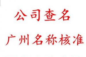 广州工商起名 查名 冠省名 公司字号查册  名称核准 工商注册 新品