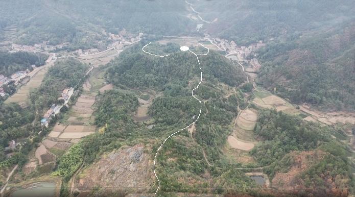 风水大师王君植湖北寻龙点穴看风水,航拍极贵风水宝地笑天龙形