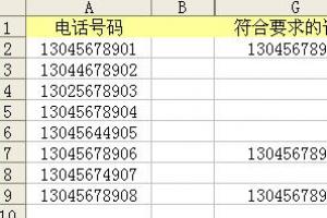 求助wps表格问题,1000个电话号码如何筛选出除第四位以外是数字4的