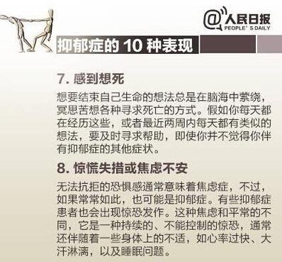 乔任梁因抑郁症自杀 抑郁症的10种表现