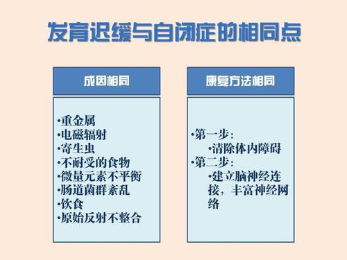 别大意发育迟缓跟自闭症要同等重视抓住最佳时期