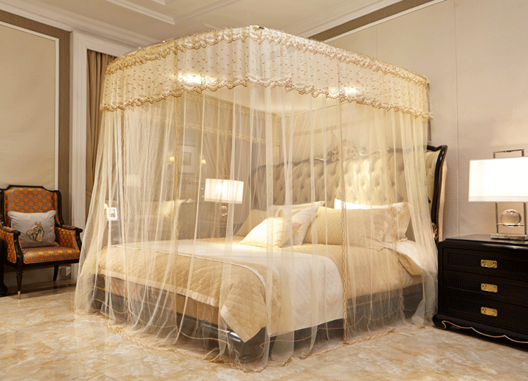 卧室这样挂蚊帐,真是实用又漂亮!