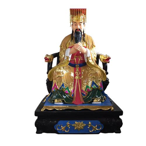 紫薇大帝树脂神像摆件宗教祭祀三官大帝极彩造像品质保障