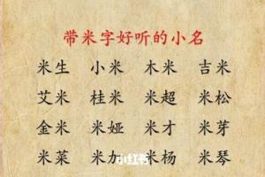 以米字给女宝宝起名 洋气的女宝宝名字