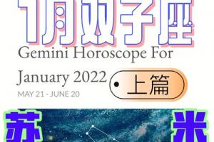 苏珊米勒2024年1月星座运势双子座上篇