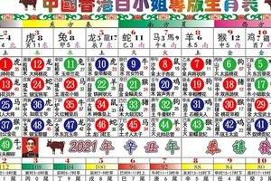 2024年生肖表波色十二生肖卡六合彩对照表排期表香港白小姐12牛年