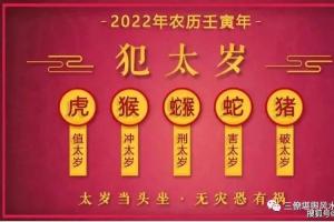 2024壬寅年5大生肖犯太岁务必重视