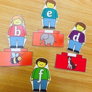 幼儿英语启蒙亲子早教 26字母配对亲子互动游戏英文双语教师教具