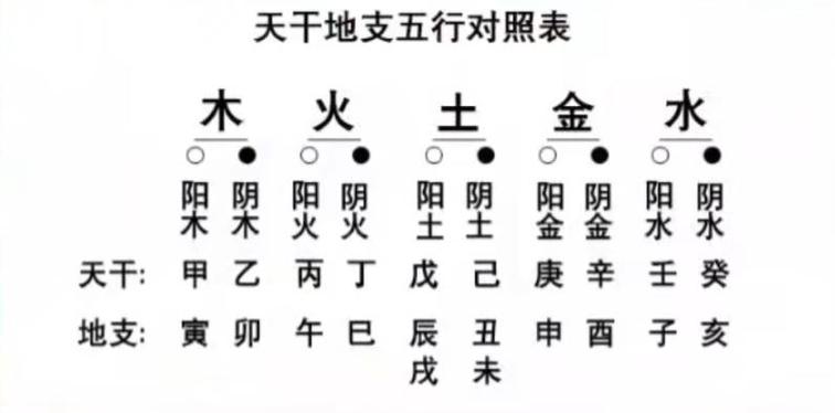 3.五行阴阳,十天干,十二地支