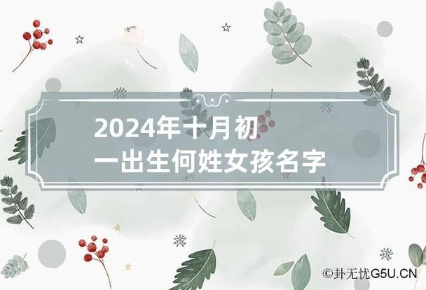 2024年十月初一出生何姓女孩名字