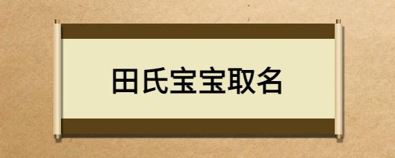 田氏宝宝取名_起名大全-美名宝起名网