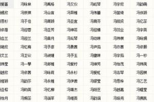 陈、赵、冯、何、钱、孙、纪、李姓氏按音序排怎么排(何冯怎么起名四个字)