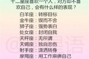 白羊座:卸下了一份包袱 金牛座:做下一步计画 双子座:获得自由了