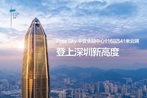 深圳平安金融中心云际观光层门票freesky云际观光层俯瞰深圳城市景观