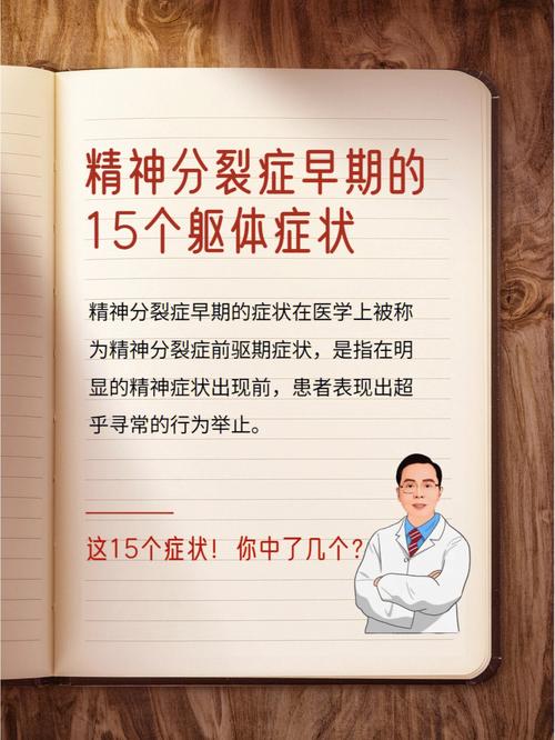 精神分裂症早期的15个躯体症状7515你有吗?