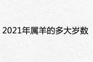 2024年属羊的多大岁数今年实岁和虚岁查询