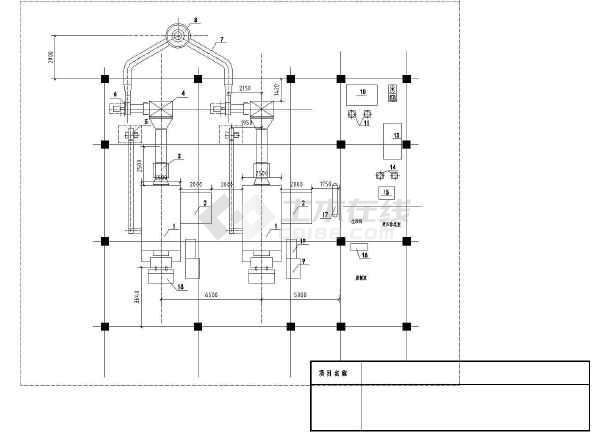 燃煤锅炉房设计cad图,含设计说明