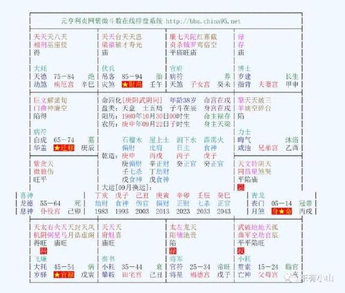 图3-1 如图3-1所示是使用手机app 文墨天机 排列的随机命盘.