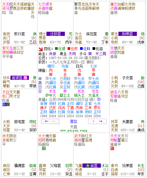 紫微宫在第九重天,紫微斗数天府在财帛宫