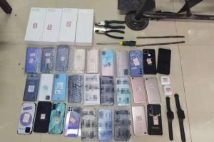 临夏县警方破获系列手机盗窃案