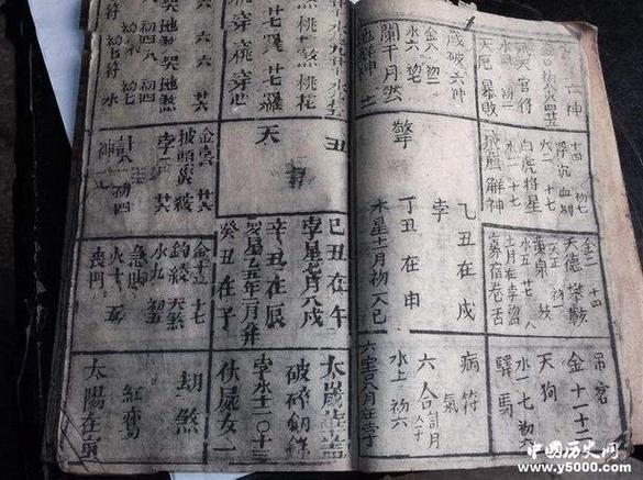 古代占卜:排八字排四柱是推命的第一步,即由命主出生之年月日时排出其